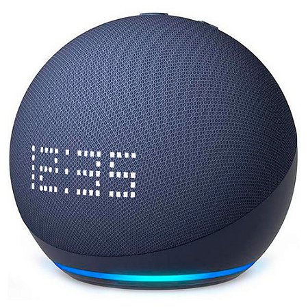 Amazon Echo Dot 5ª Geração Com Relógio/Wi-Fi/Bluetooth