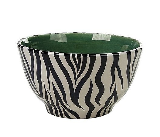 Cachepot P zebra com verde