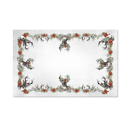 Toalha de mesa Christmas Forest 1,63 x 3,53