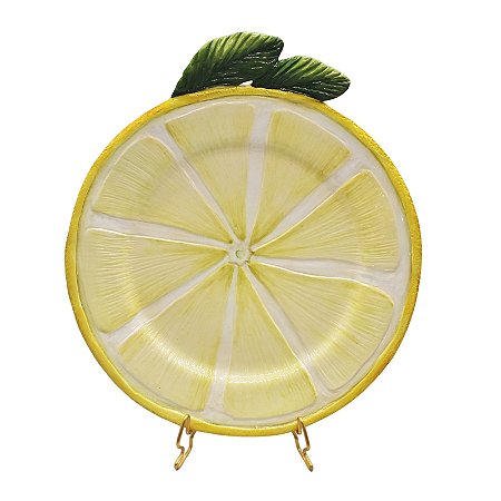 Prato raso de limão aberto