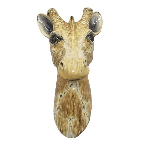 Vaso de cerâmica de parede cabeça de girafa G