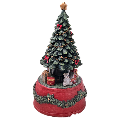 Árvore de Natal musical em resina ac221