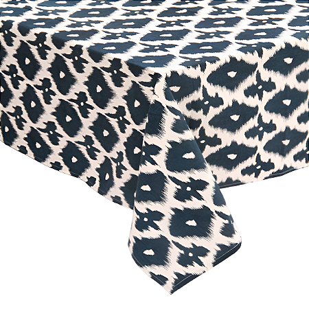 Toalha de mesa ikat azul 1,80 x 1,80