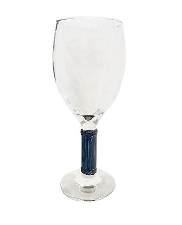 Taça Com Pé de Bambu Azul Marinho (cj com 2)