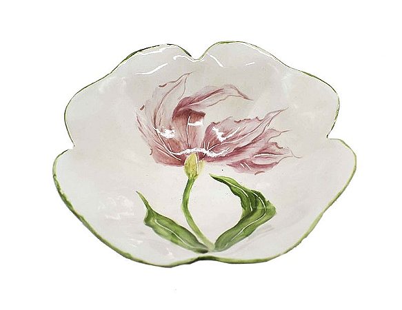 Bowl desenho tulipa rosa Zanatta Casa