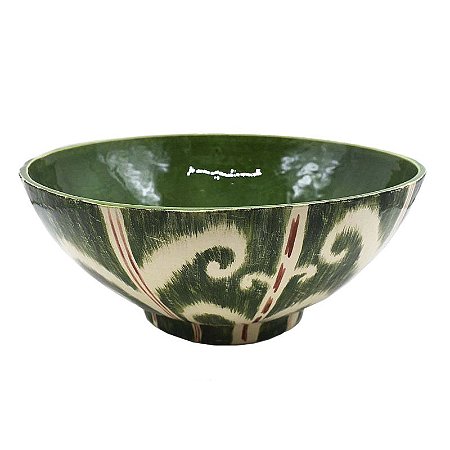 Cachepot Ikat Verde M Zanatta Casa