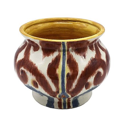 Cachepot Ikat Vermelho P Zanatta Casa