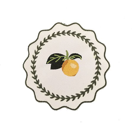Porta copos limão siciliano (set com 6)