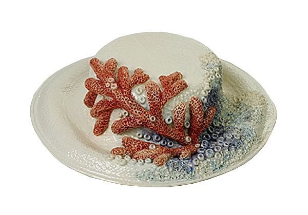 Chapéu com aplicação de coral Zanatta Casa