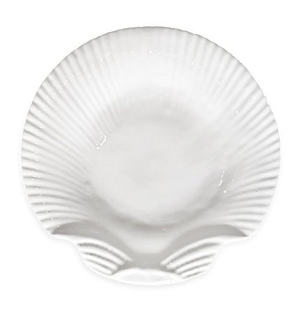 Prato raso Shell Branco