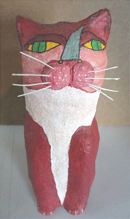 Escultura Gato (Releitura de obra Aldemir Martins)