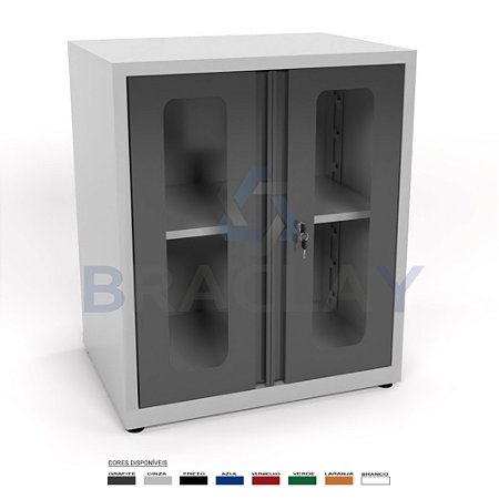 Armário Industrial Modular Multiuso Baixo  BRA-0375A FLEX BRACLAY