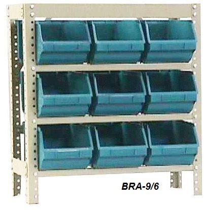 Estante Para Caixa Bin Porta Componentes Para Gavetas n.6 BRACLAY