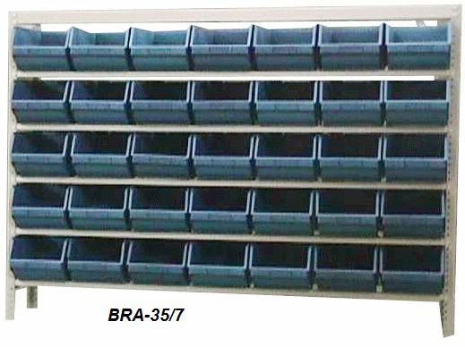 Estante Para Caixa Bin Porta componentes Gavetas n.7 BRA-35-7 BRACLAY