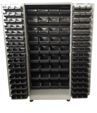 Armário Industrial porta componentes para caixas Bin  nº.3 e 7 BRA-294CB BRACLAY