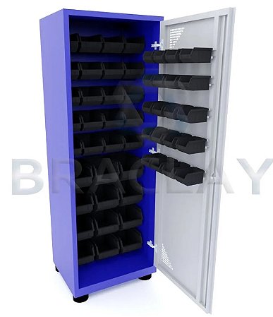 Armário Industrial Compacto Porta Componentes BRA-263CB BRACLAY