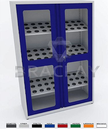 Armário industrial Porta-Cones para 90 cones ISO 40 BRA-10211 BRACLAY