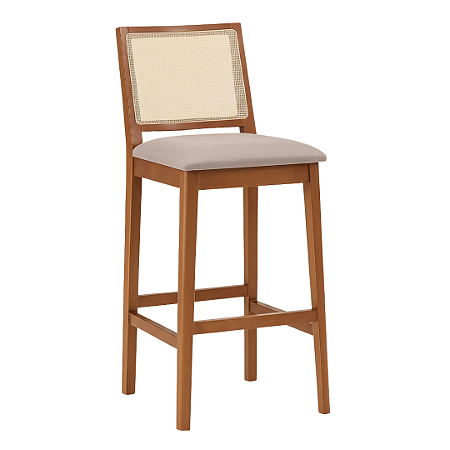 Banqueta Sila Em Tela Lisa