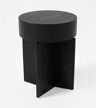 Banco Dadá - Carvalho Ebanizado