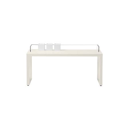 MESA GUGA LACA - BAIXA | COM ACESSORIOS  (ACRILICO E PORTA LAPIS)