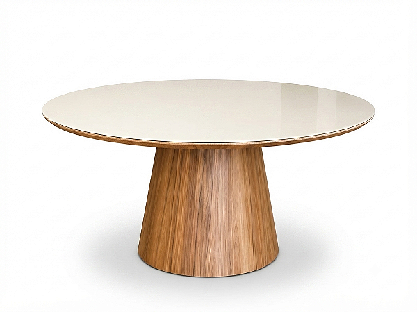 Mesa de Jantar Cone - Lâmina e Vidro