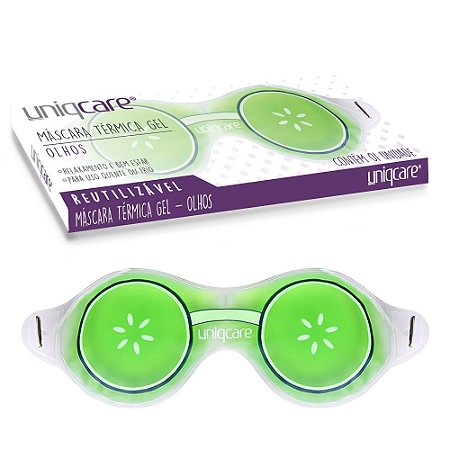 Máscara Térmica Gel Pepino para Área dos Olhos Uniqcare