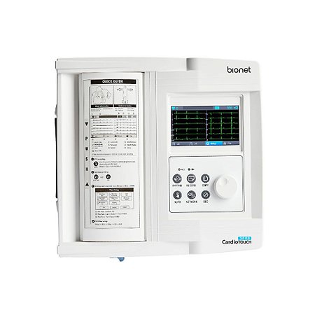 Eletrocardiógrafo CardioTouch 3000 12 canais Completo Bionet