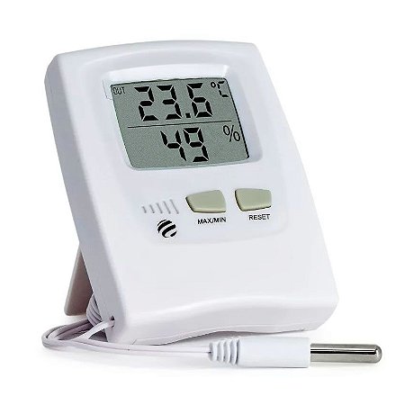 Termo-higrômetro Digital INT/EXT MAX/MIN 7666 Incoterm