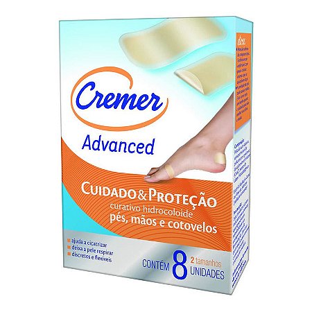 Curativo Hidrocolóide Pés, Mãos E Cotovelos Advanced Cremer