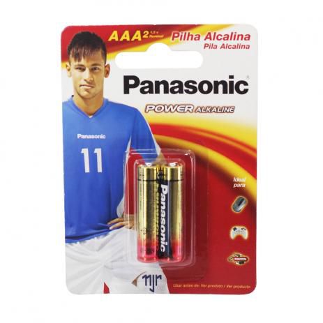 Pilha Alcalina Palito AAA C/ 2 Un. Panasonic