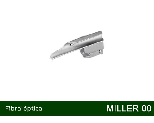 Lâmina Laringoscópio Fibra Óptica Miller Nº00 MD