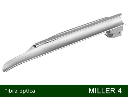 Lâmina Laringoscópio Fibra Óptica Miller Nº4 MD