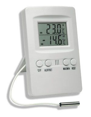 Termômetro Digital C/ Alarme INT/EXT MAX/MIN 7427 Incoterm