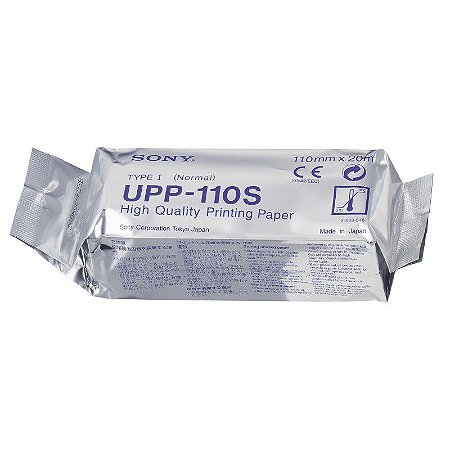 Papel UPP-110S Para Impressora De Vídeo/Ultrassom Rolo Sony