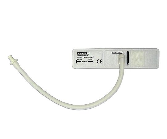 Braçadeira Descartável 1 Tubo Neonato Nº1 (3,3 a 5,6cm) P/ Monitor Bionet