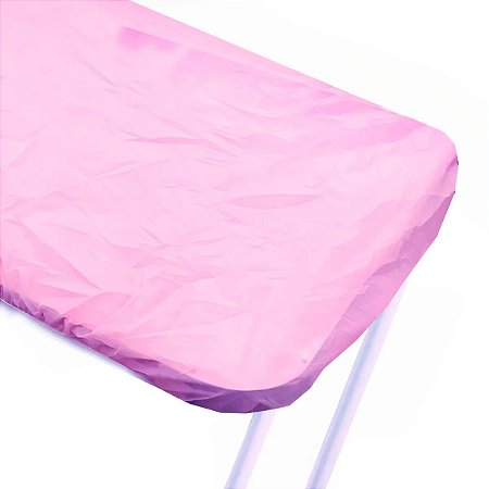 Lençol Descartável Elástico Rosa Pink 210 x 90cm PCT com 10un. Protdesc