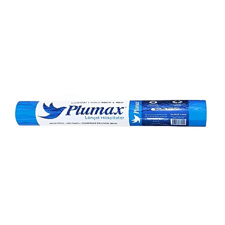 Lençol Hospitalar Extra Branco Rolo 60cmx50m Plumax