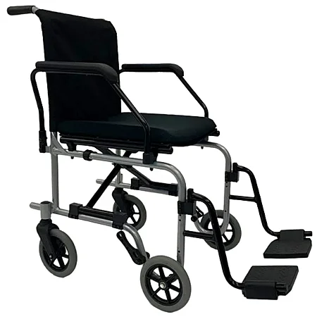 Cadeira de Rodas Taipu Compacta 44 Prata Jaguaribe