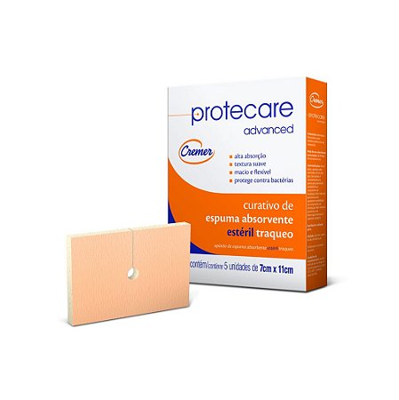 Curativo Protecare Traqueo 7x11cm C/ 5 Un. Cremer