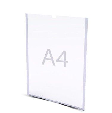 Display A4 Parede em Acrílico 30 cm X 21cm com Fita Adesiva 3m