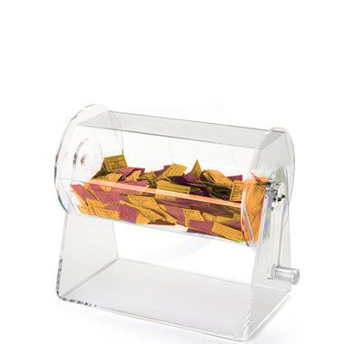 urna giratoria acrilica 20cm X 23 Ø