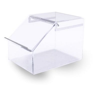 Baleiro em Acrílico  A 15,5cm x L 16,0cm x P 22,0cm