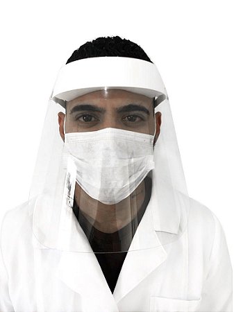 Máscara Facial Protetora Kit 05 peças