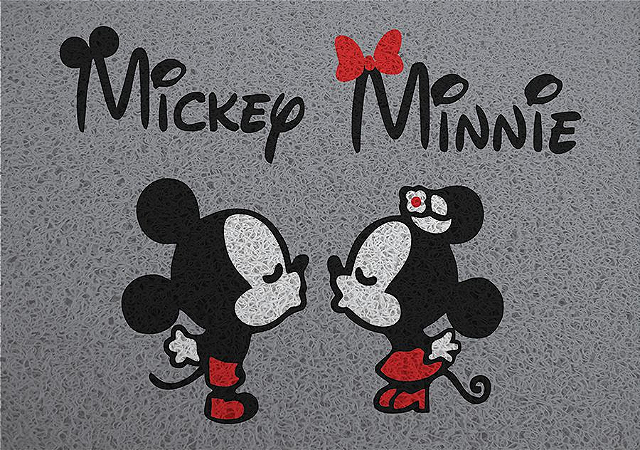 Capacho - Mickey e Minnie skimó