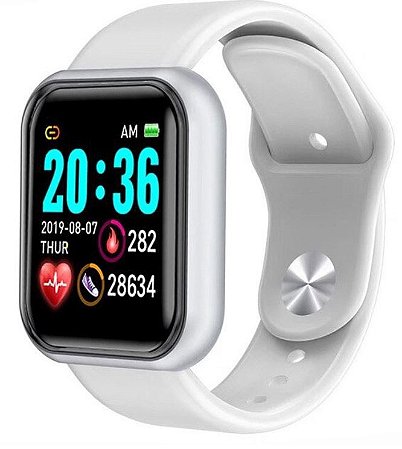 Relógio Y68 com Bluetooth USB Smartwatch