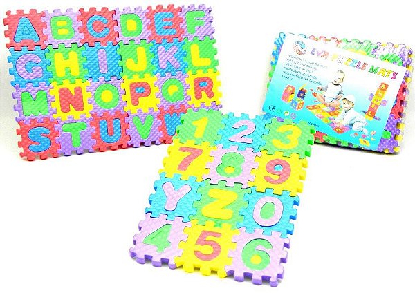 Kit 5 jogos educacional quebra cabeça puzzle alfabetização em