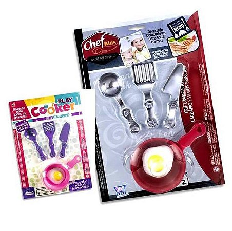 Cozinha Alimentos Brinquedos Simulação Utensílios de cozinha Jogo Set Ovo  Frito