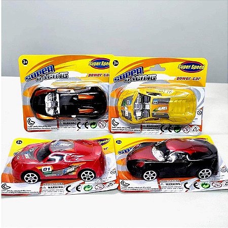 Carro a Friccao - Carrinho de Corrida a Friccao Pullback - 11 cm -  ASH-154493-94