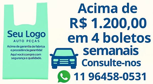 10,000 unidades sacolas sustentáveis verde ou cinza frente e verso