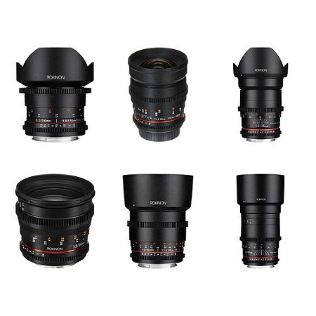 Rokinon Cine DS 6 Lens Kit with Canon EF Mount